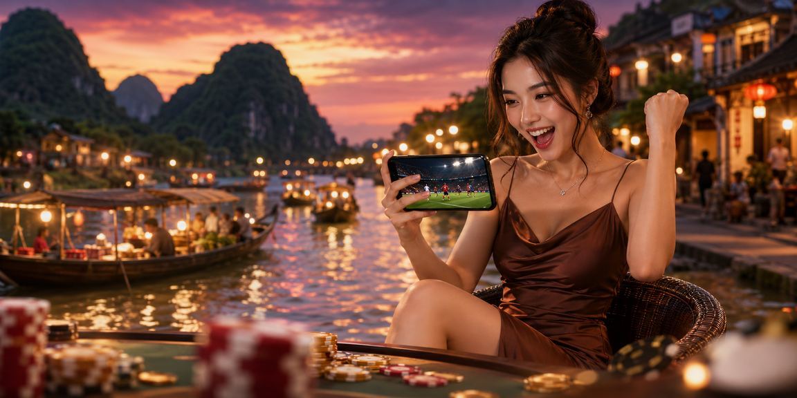 Khung cảnh cược casino và cà phê Ninh Bình